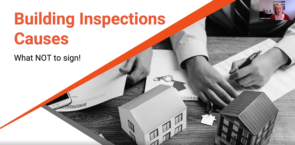 The Uncomfortable Truth About Building Inspection Clauses