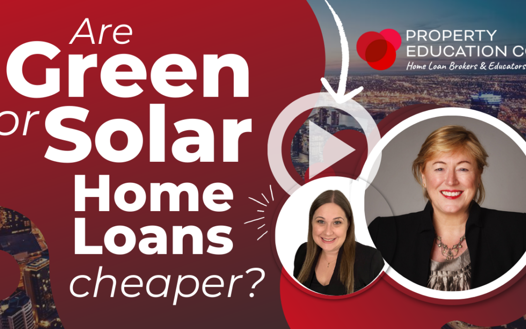 Are green or solar home loans cheaper?